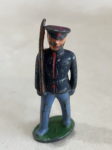 BARCLAY B54a RARE NAVAL OFFICER IN BLUE MARINE SHORT STRIDE Metal Lead