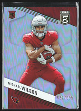 2023 Panini Donruss Elite Football Michael Wilson Refractor #170 587/999 RC
