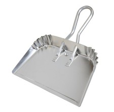 17" Aluminum Dustpan Heavy Duty Metal Handheld Industrial