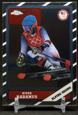 2026 Topps Chrome Olympics River Radamus USA Skiing #T86-39 1986 Tribute