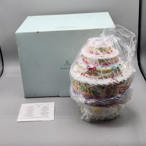 Party Lite Birthday Celebration Cake Tea Light Holder P7326 New With Box