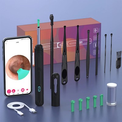 NATFIRE NK3 Pro Wireless Ear Camera 1296P HD Otoscope USB-C Ear Wax Removal