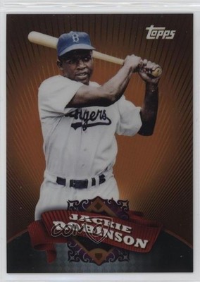 2010 Topps Chrome Target Exclusive Refractors Jackie Robinson #BC-5 HOF 7v7