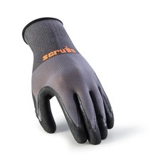 Mens Scruffs Worker Gloves Work Padded Palm Gloves Sizes S M L - 5PK