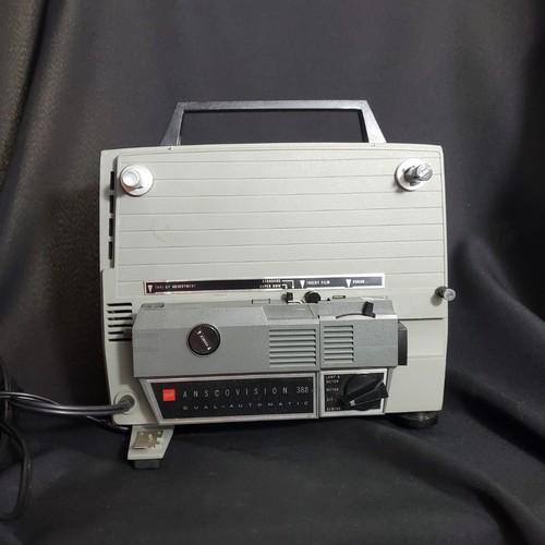 Proiettore Automatico Vintage GAF ANSCOVISION 388 DUAL 8mm Si Accende e Funzioni - Foto 7 di 14
