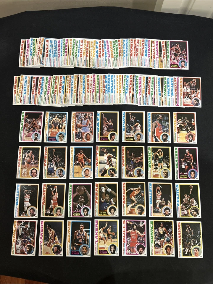 1978-79 Topps Basketball Complete Set 132 NM-MT Bernard King RC Jabbar Erving *4 - Image 2 of 4