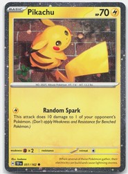 Pikachu 051/162 Pokemon Day 2026 Cosmos Holo Promo - Temporal Forces