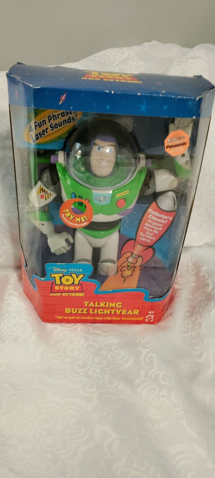 Disney Pixar Toy Story and Beyond Talking Buzz Lightyear NIB 2001 Mattel