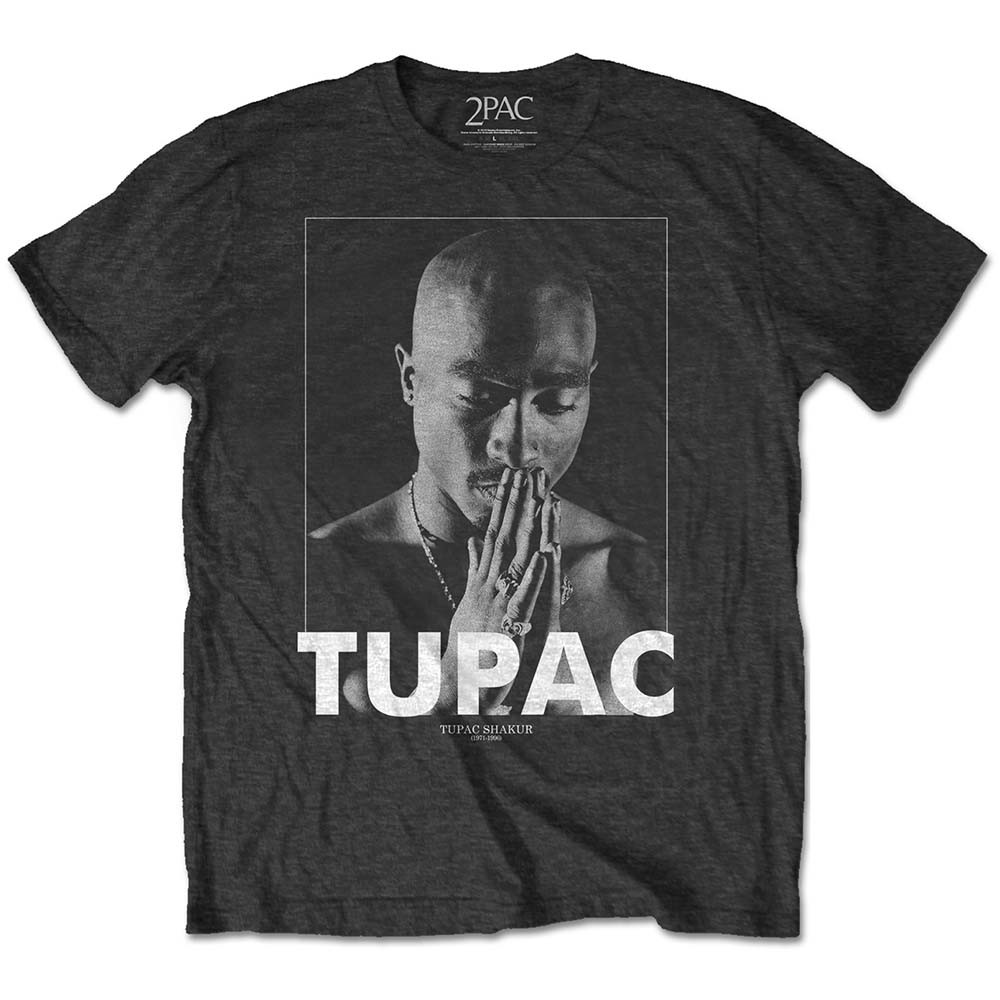 Tupac Shakur 2Pac Praying Rap Rock Official Mens T-Shirt