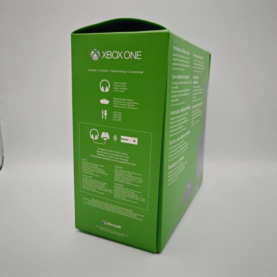 MICROSOFT XBOX ONE CUFFIE HEADSET ORIGINALI - Immagine 3 di 4
