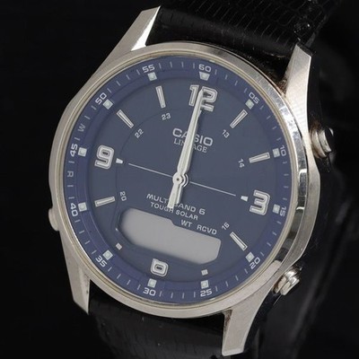 Casio LINEAGE LCW-M100DSE Tough Solar Blue Dial Ana-Digi Mens Watch NSK