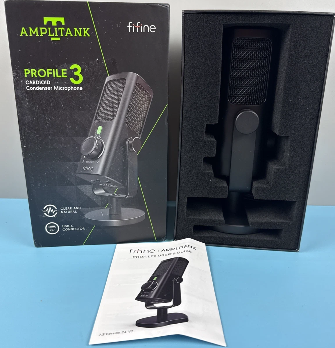 USB-C 电容麦克风专业音频麦克风| eBay
