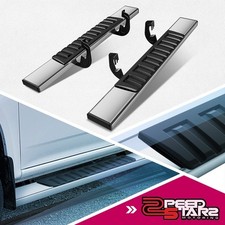 6.75 Side Step Bar Running Boards For 07-19 Chevy Silverado Regular Cab 2-door