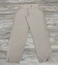Athleta Brooklyn Ankle Pants Women 6 Beige Stone Pullon Lightweight