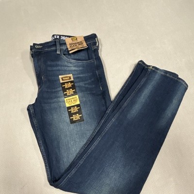 Foundry Advance Flex 360 Straight  Men Jeans Dark Blue Stretch Denim size 38X38