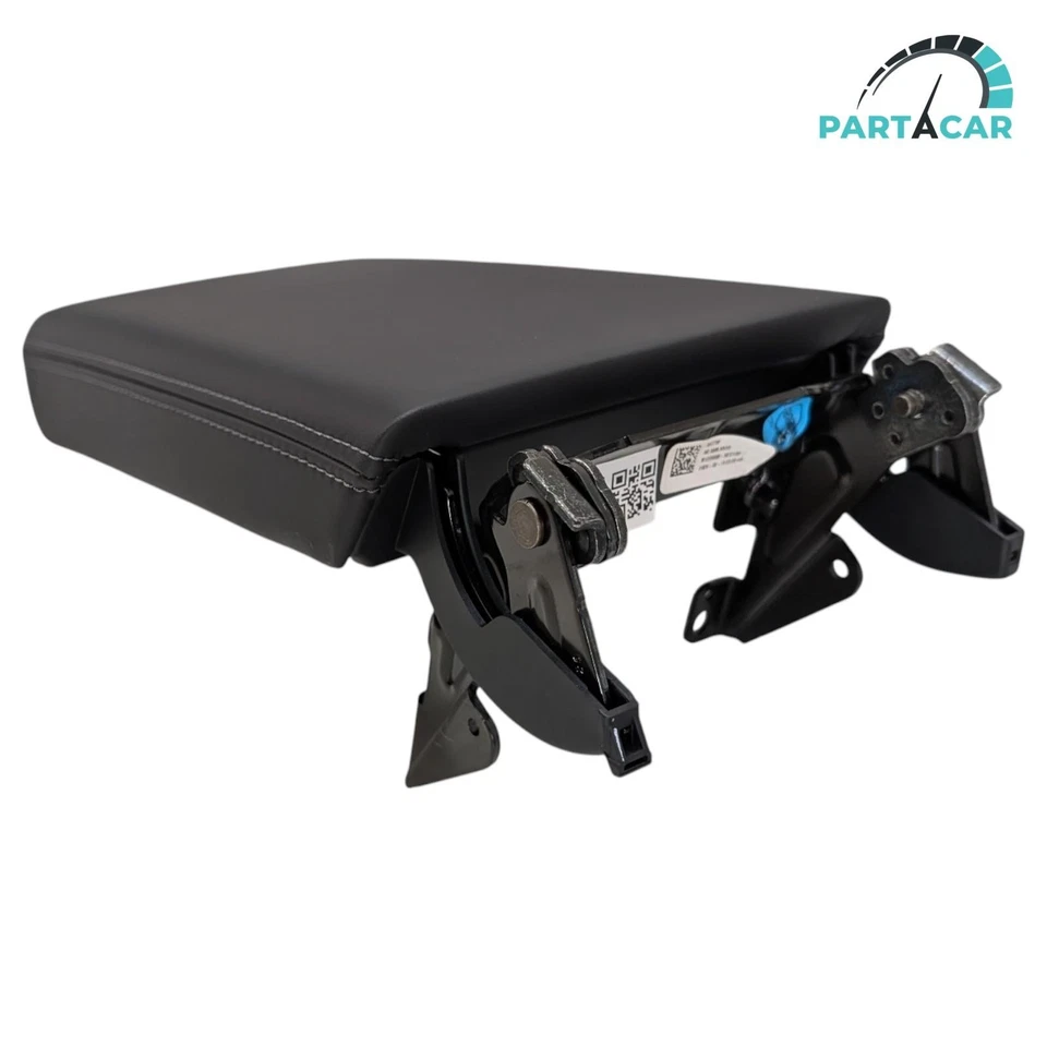 2024 2025 Tesla Model 3 M3 Front Center Console Armrest Lid Cover Black OEM Foto 2 de 4