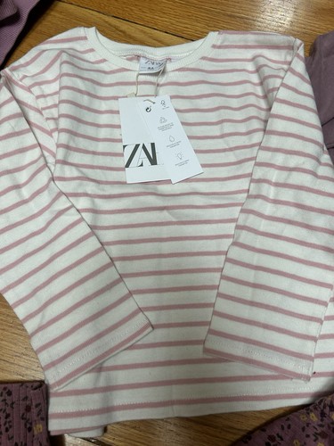 Zara Gap Lot Of Tops Girls 3-4 Years Long Sleeve Shirts 8 tops total - Picture 5 of 8