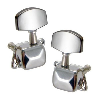 1 Satz Gitarrenstimmwirbel  Mechaniken 3L3R Chrome Locking Stimmschlüssel