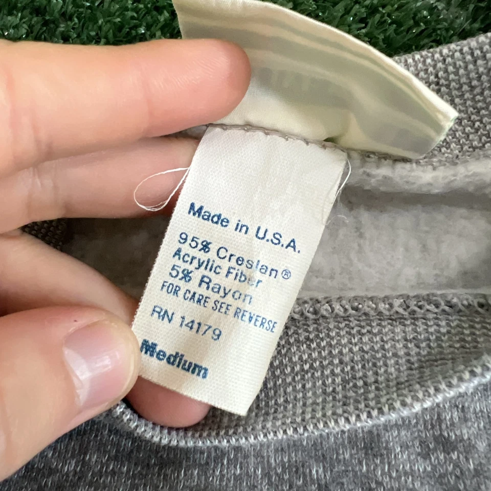 Sudadera True Vintage Activewear Para Hombre Gris Medio Cuadrada Manga Corta Raglán Años 70 Foto 3 de 4