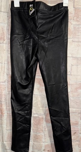 Faux Leather Leggings, Black Pull-On Pants by ART CLASS - Girls Size Large 10/12 - Picture 3 of 3