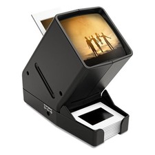 35-mm-Diabetrachter, 3-Fache Vergr&ouml;&szlig;erung, Stromversorgung &uuml;ber USB/Batteri3988