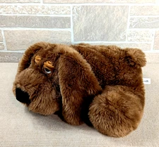 Vintage Commonwealth Hound Dog Plush Floppy Ear Brown Puppy Stuffed Animal 1999