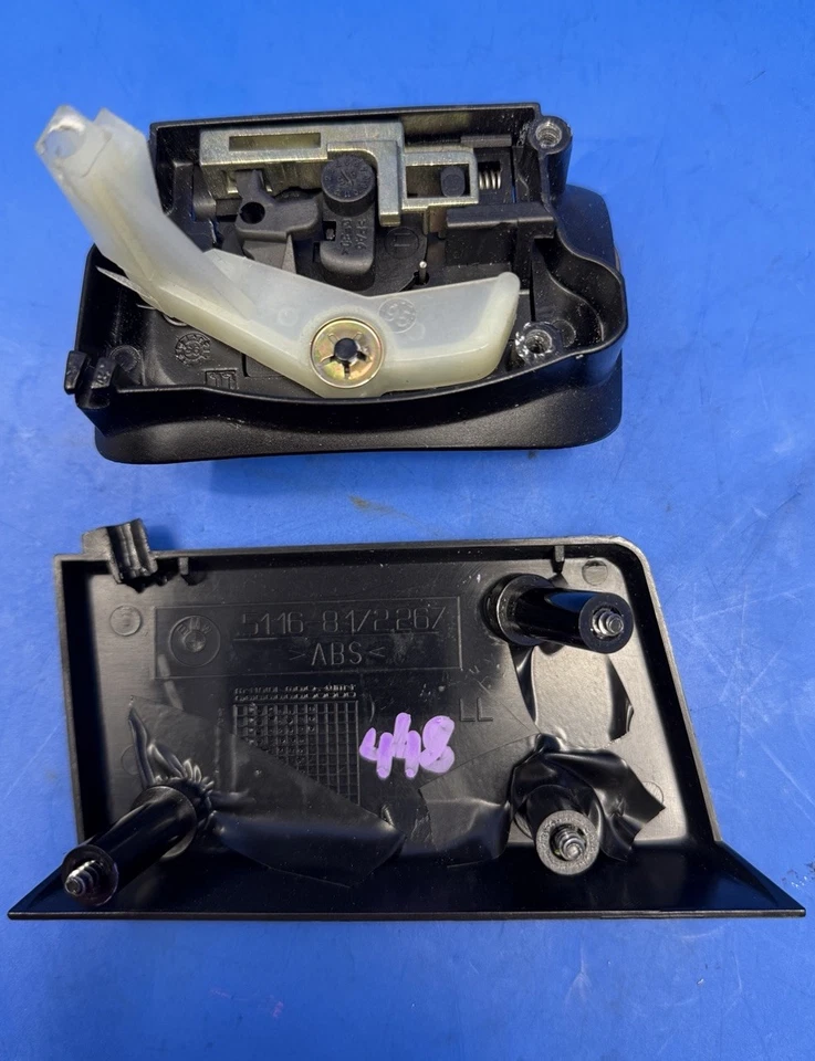 95-01 BMW E39 E38 740I 750IL TABLERO GUANTERA BLOQUEO GUANTERA CIERRE MANIJA LIBERACIÓN Foto 4 de 4