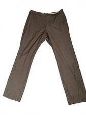 Gucci Men’s 100% Wool Tailored Dress Trousers IT 50R Brown