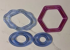 Lot of 4 Creative Memories Custom Cutting System Patterns