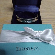 Tiffany & Co. 925 Sterling Silver 1837 Wide Open Cuff Bracelet 7.5 " Unused Cond