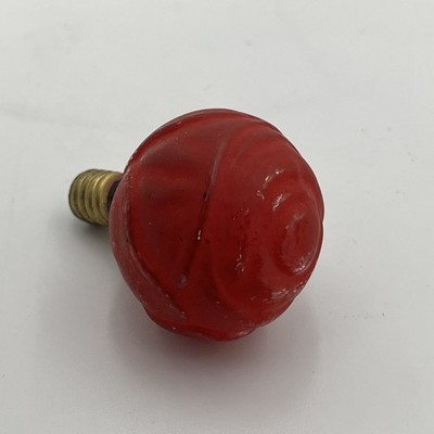 Early 1900's Vintage Antique Christmas Flower Rose Glass Figural Light Bulb Work