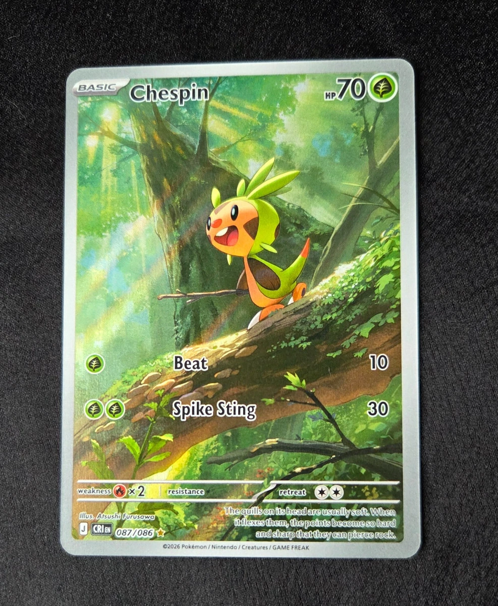 Chespin Pokmon TCG Cards for sale | eBay