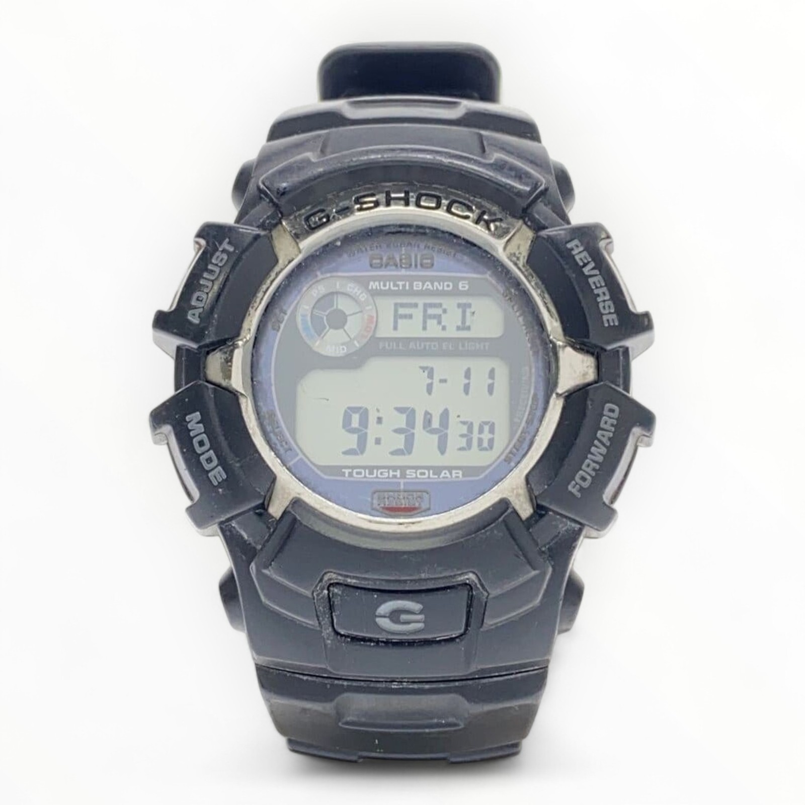 CASIO Digital Solar Watch for Men - Black, 2.09