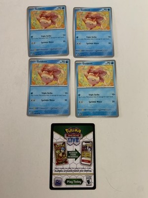 GOLDEEN 118/165 - Pokemon Scarlet & Violet 151 -  NM / UNPLAYED + Code CARD