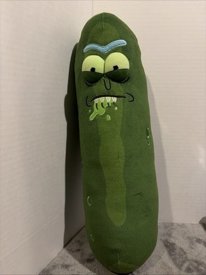 Rick & Morty Pickle Rick Biting Lip Soft Plush Stuffed 18  Funko Adult Swim