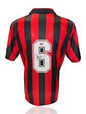 FRANCO BARESI SIGNED AC MILAN 1995/96 HOME SHIRT (ACG CERT AG17697)