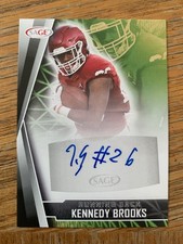 2022 sage low series auto Kennedy Brooks RC #A-KB Philadelphia Eagles 