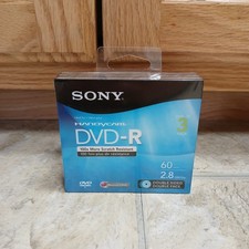 NEW 3 Pack Sony Handycam DVD-R 2.8 GB Double ...