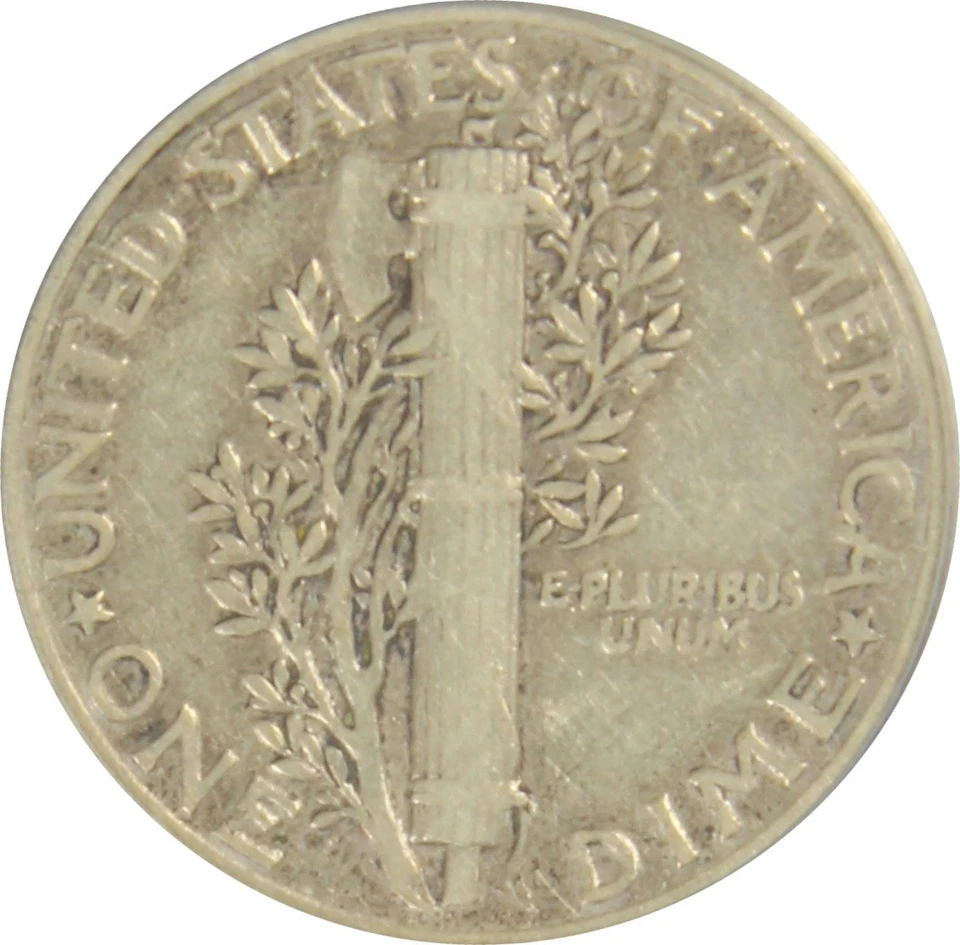 1942/1 VF30 Mercury Dime, PCGS 21775953 - Image 2 of 4