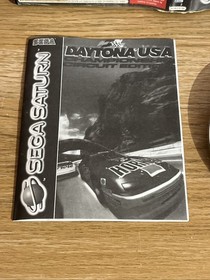 Daytona USA And Championship Circuit Edition Sega Saturn With Manuals PAL