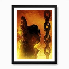 Terminator Thumb Art Print Framed Wall Art Poster Canvas Print Picture