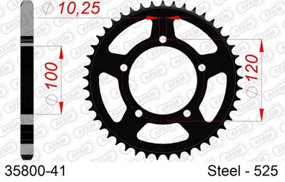 AFAM Kettenrad 35800-41 für APRILIA SL Falco
