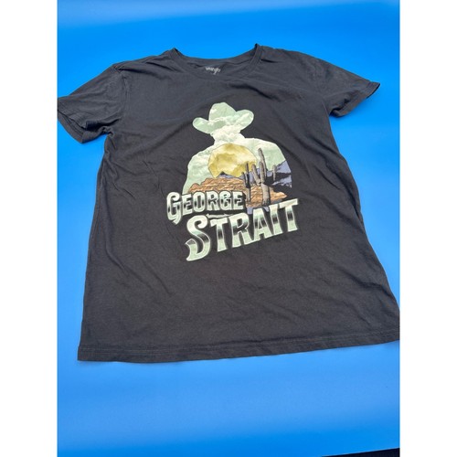 Wrangler® George Strait Band T-Shirt - Women's Graphic T-Shirts in Off White