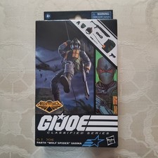 Gi Joe Classified Walmart EX  109 Wolf Spider Parth Varma Night Force Hasbro