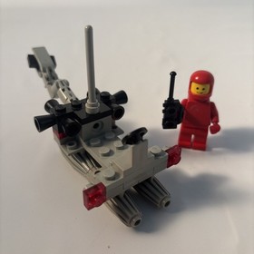 VINTAGE Classic Lego Space 6822 Space Digger 100% Complete 1981 w/Red Minifigure