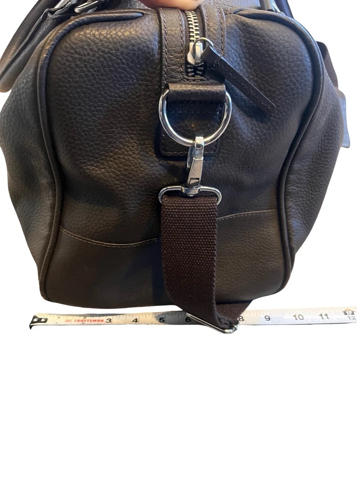 Bolsa de viagem Cole Haan marrom couro pebbled Weekender - Imagem 4 de 4