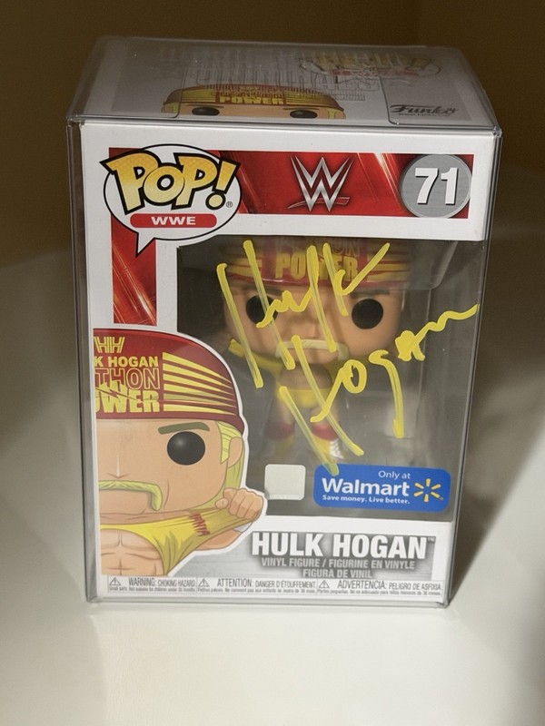 Pop Doll Hulk Hogan With Signature