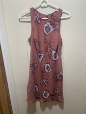 Wild Fable Women Dress Mini Slip Sleeveless Pink Floral Size Small NEW NWT 0167