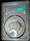 🔥1912 Barber Quarter PCGS XF45 CAC & TONED! BEAUTIFUL GLOSSY COIN!! L👀K!!!! 🔥