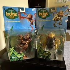 Unopened A Bugs Life Enemy Molt and Hopper Action Figures Mattel 1998